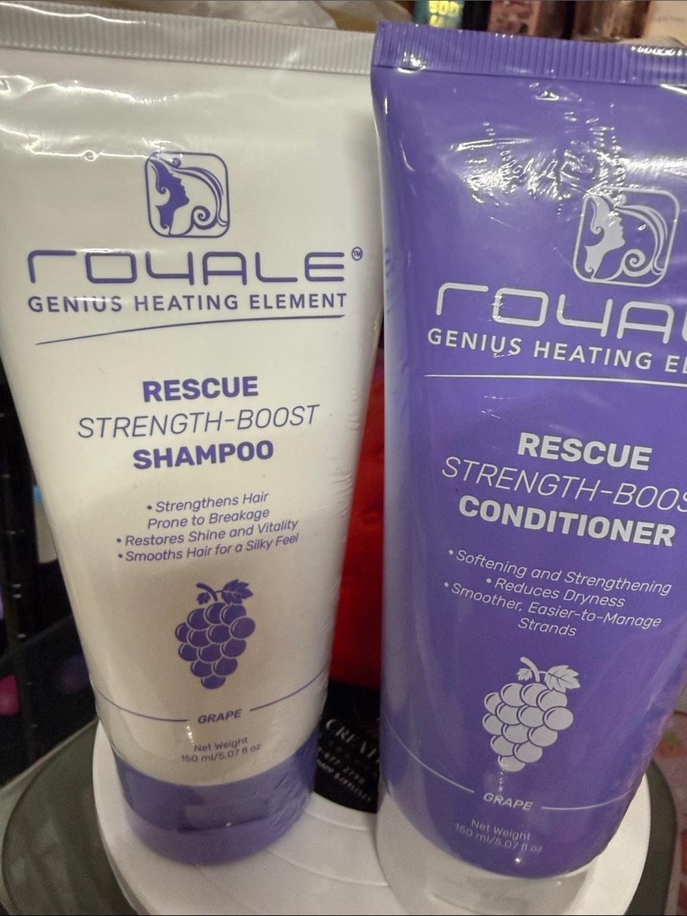 Rescue Strength-Boost Grape Shampoo & Conditioner (Purple)